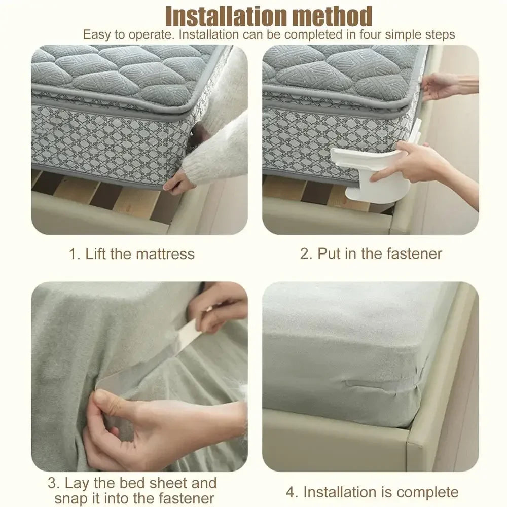 Bed Sheet Corner Tightener Clips – Durable Plastic Construction For Strong Grip