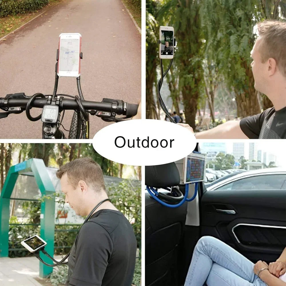 Lazy Neck Phone Holder - Flexible Adjustable Stand For Phones And Tablets