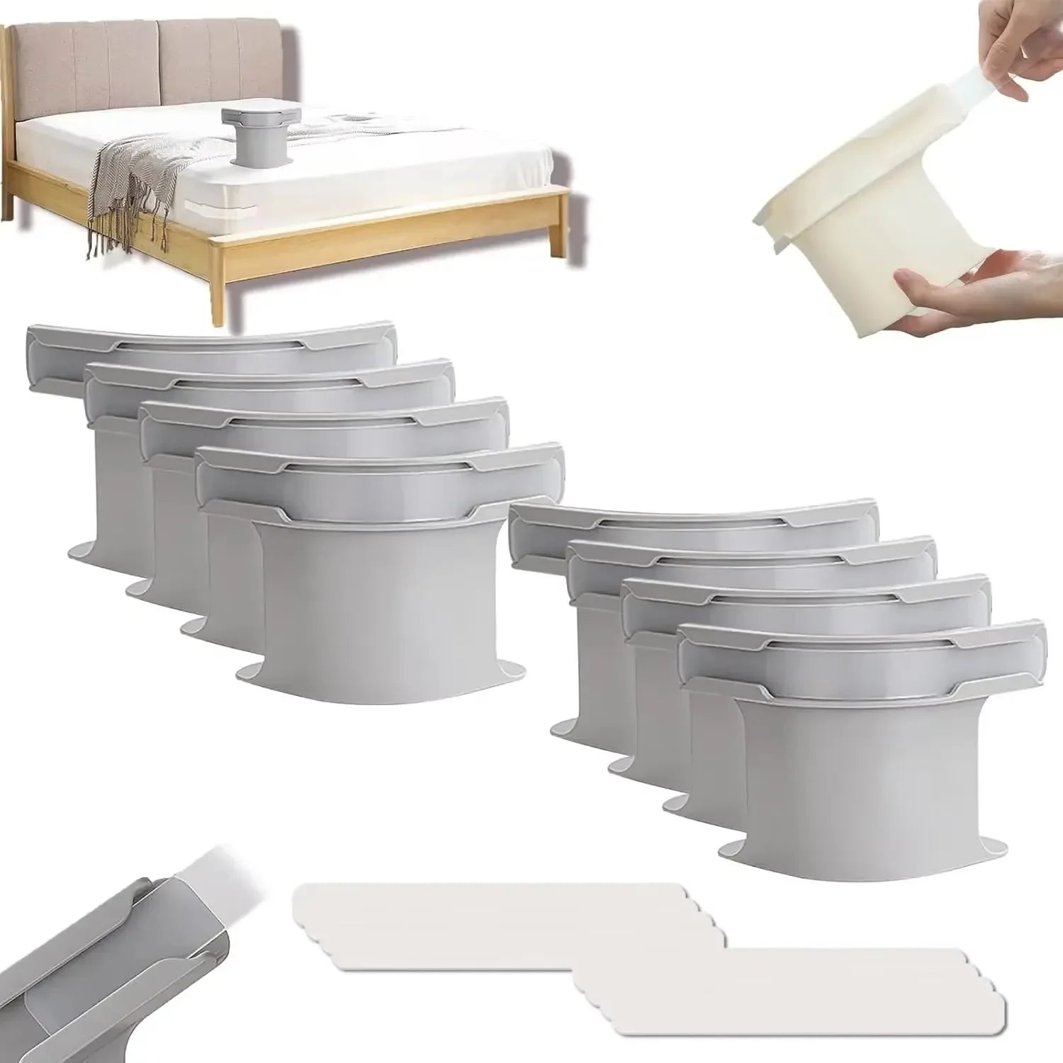 Bed Sheet Corner Tightener Clips – Durable Plastic Construction For Strong Grip
