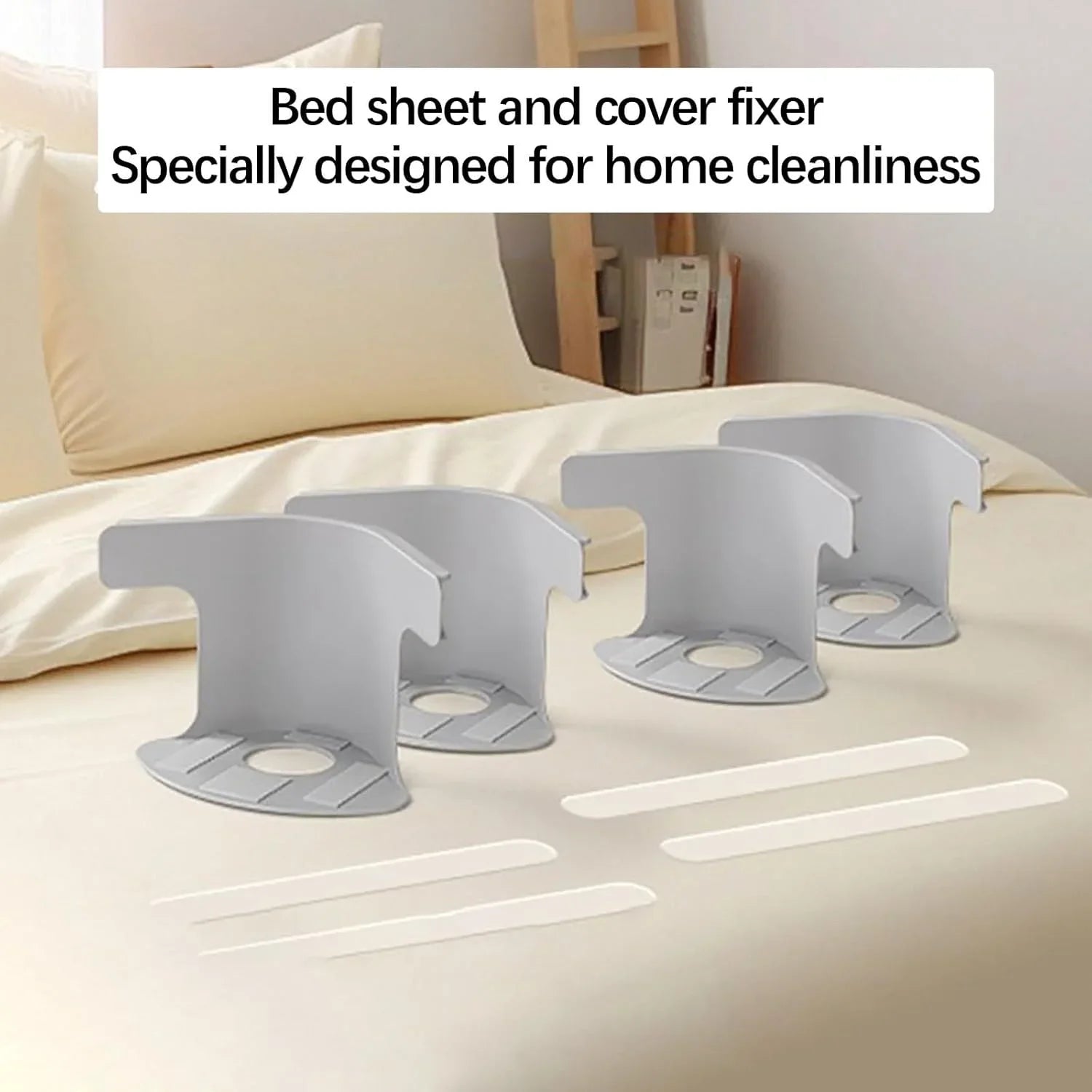 Bed Sheet Corner Tightener Clips – Durable Plastic Construction For Strong Grip