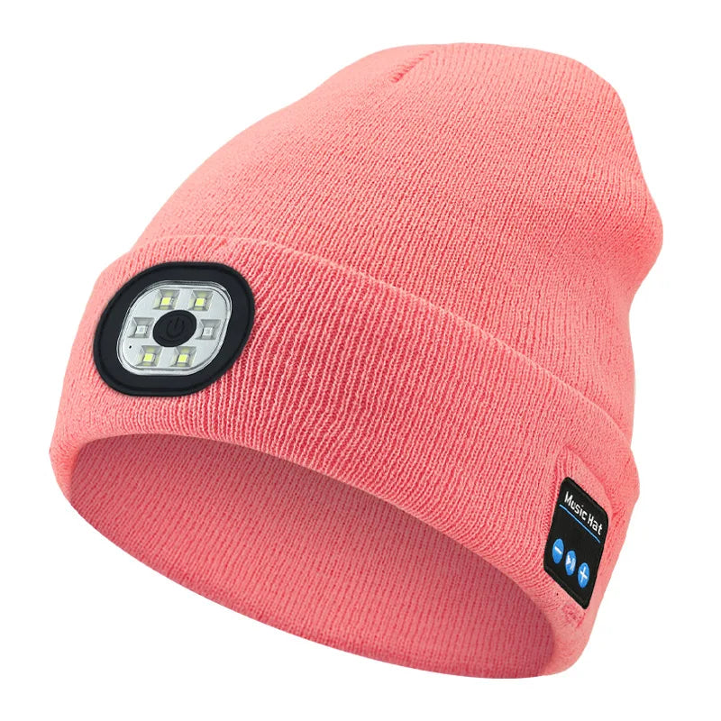 3-in-1 Bluetooth Beanie – Wireless Headphones With Integrated LED Illumination