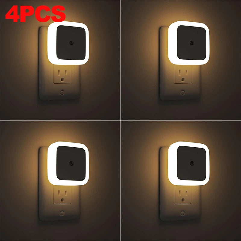 LED Atmosphere Lamp - Auto Dusk-To-Dawn Night Light