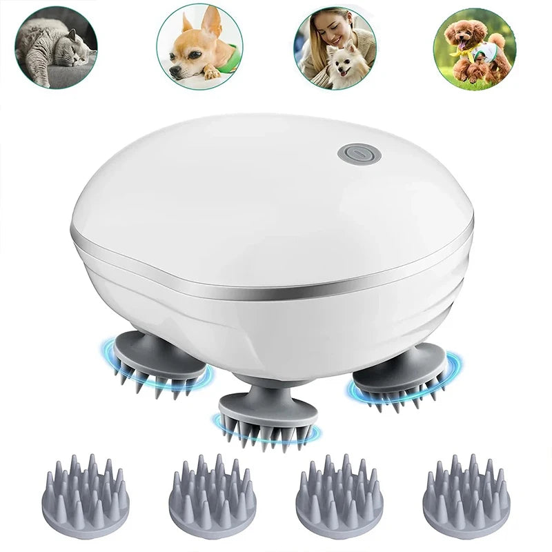 Electric Head Massager – Adjustable Speed Scalp Massage