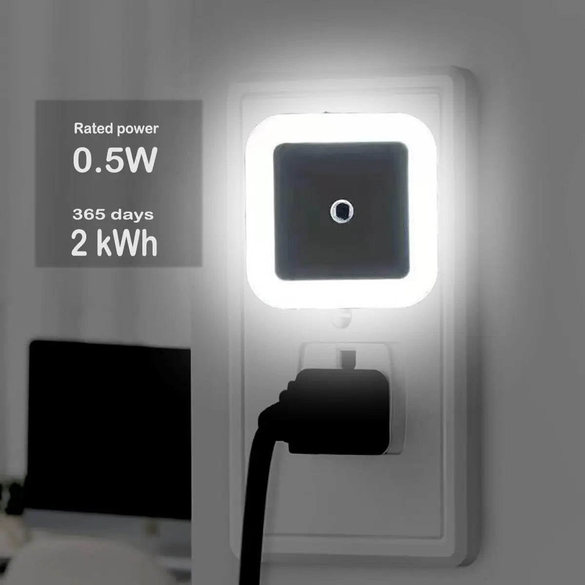 LED Atmosphere Lamp - Auto Dusk-To-Dawn Night Light