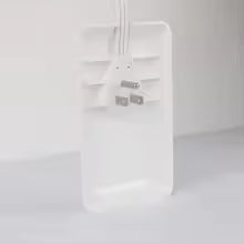 Sleek Socket: Ultra-Thin Flat Plug Outlet Extender