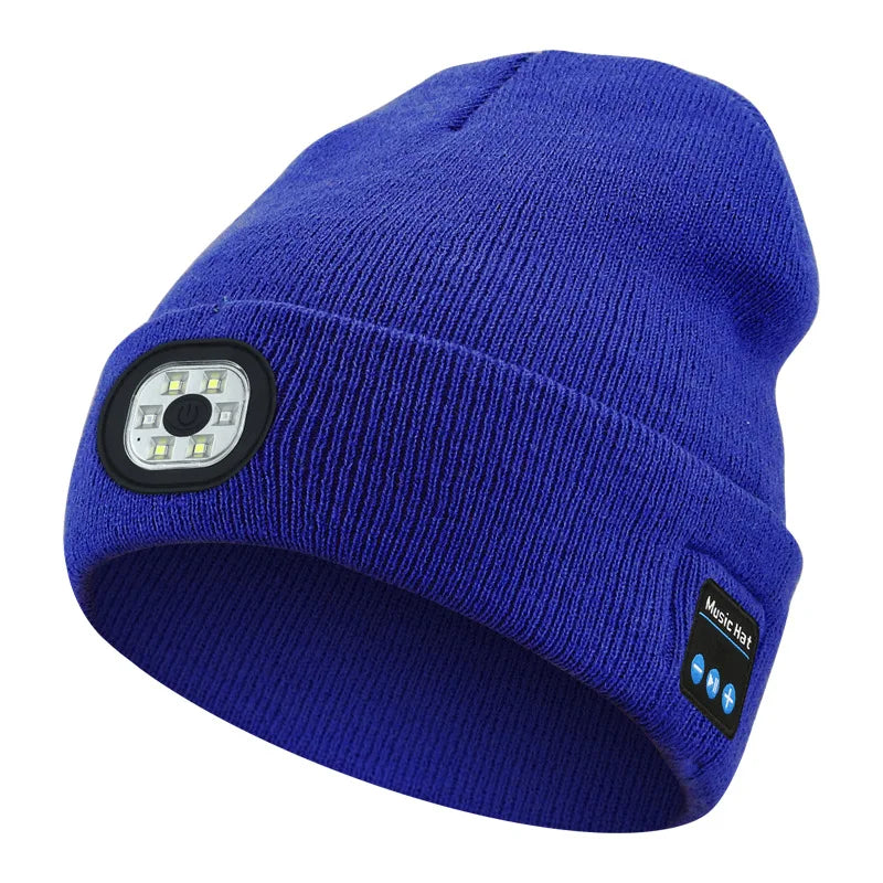 3-in-1 Bluetooth Beanie – Wireless Headphones With Integrated LED Illumination