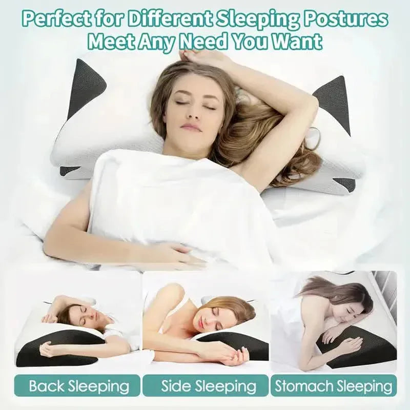 Butterfly Memory Foam Neck Pillow Orthopedic Cervical Support