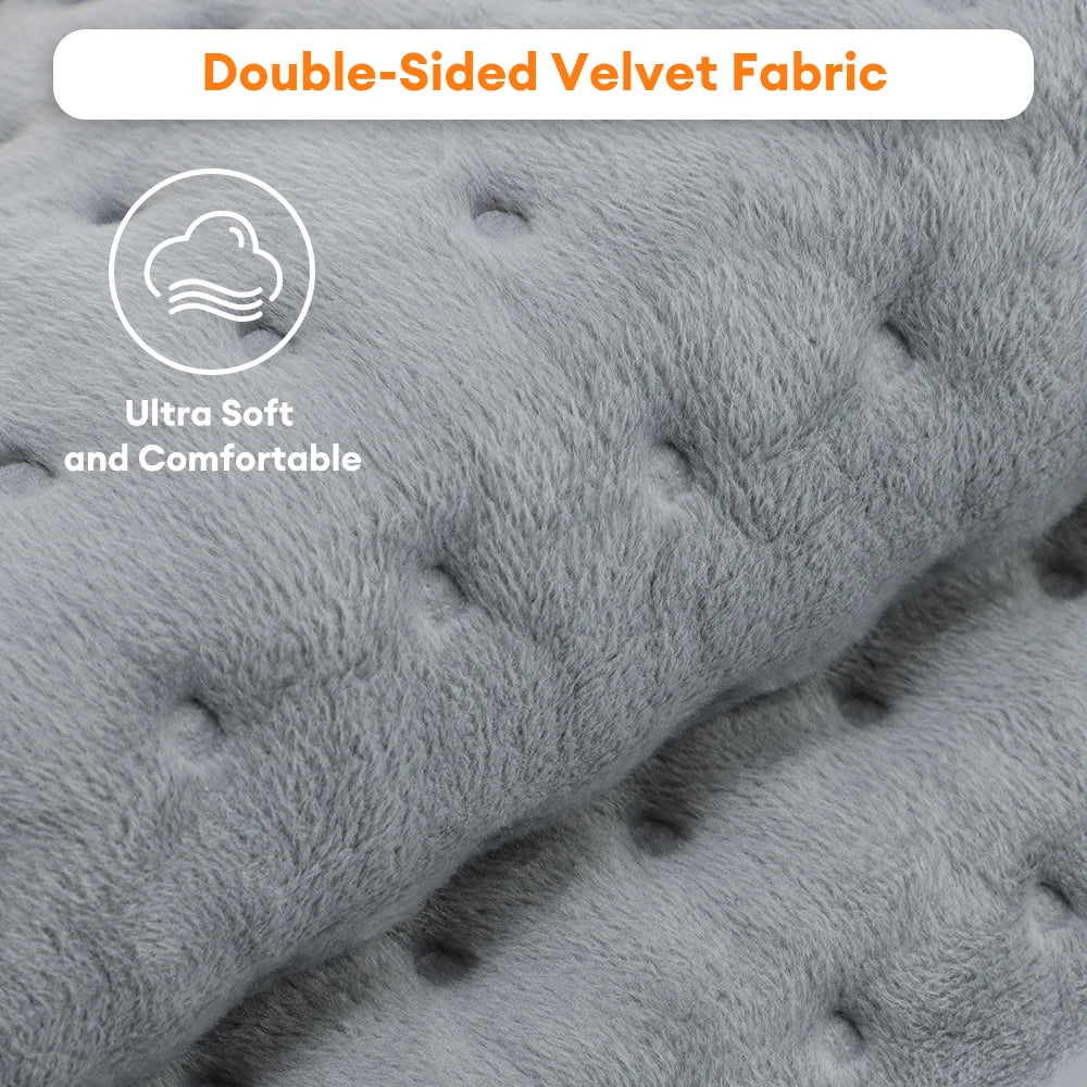 Electric Heating Pad - 9-Level Temperature With 4-Mode Timer, Body Warming Mat