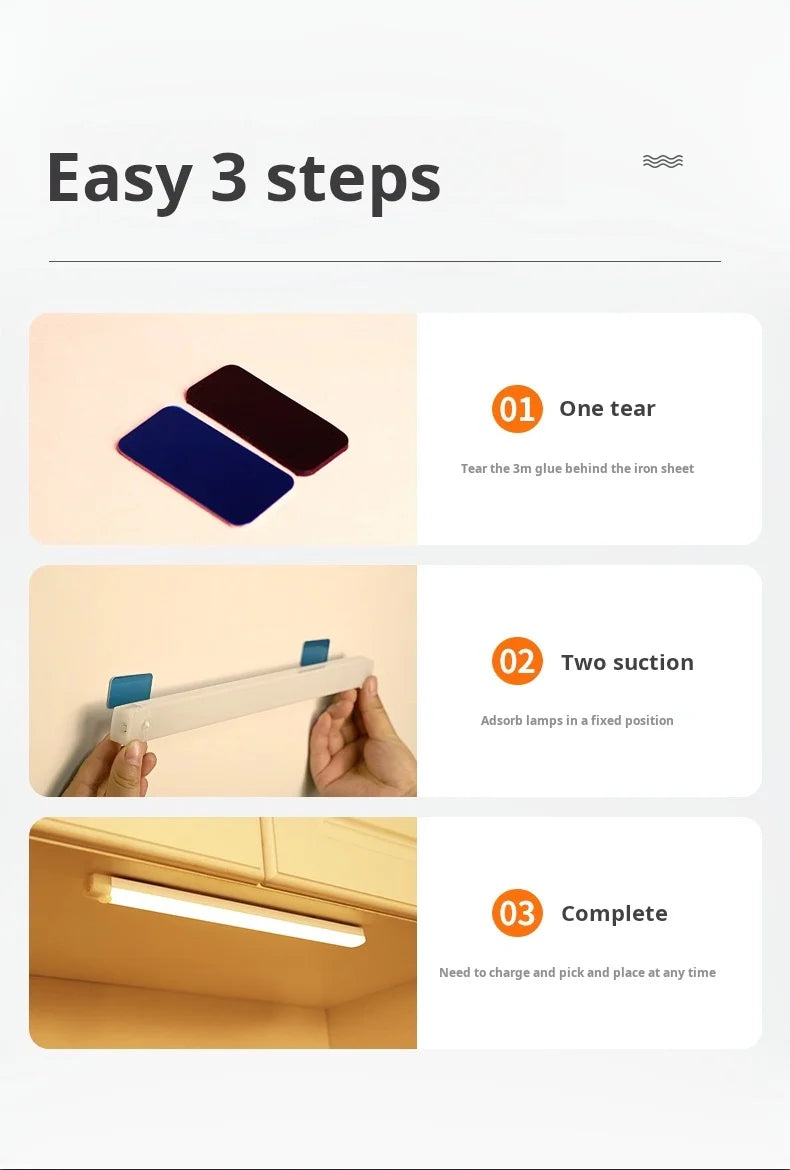 Wireless Motion Sensor Light For Cabinets, Closets & Hallways