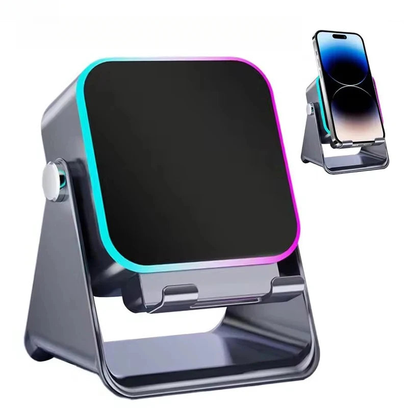 5-In-1 Wireless Speaker Stand – Auto-Induction Bluetooth, 8-Mode RGB Lighting