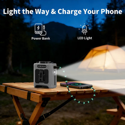 10000mAh Wearable Waist Fan with Power Bank