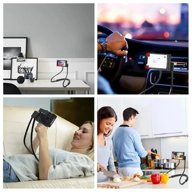 Lazy Neck Phone Holder - Flexible Adjustable Stand For Phones And Tablets