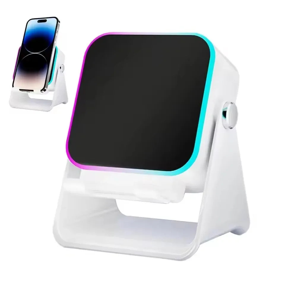 5-In-1 Wireless Speaker Stand – Auto-Induction Bluetooth, 8-Mode RGB Lighting
