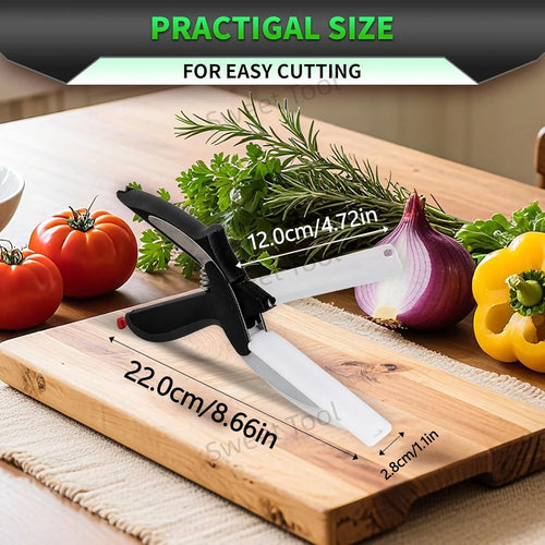 2-in-1 Kitchen Scissors & Cutting Board