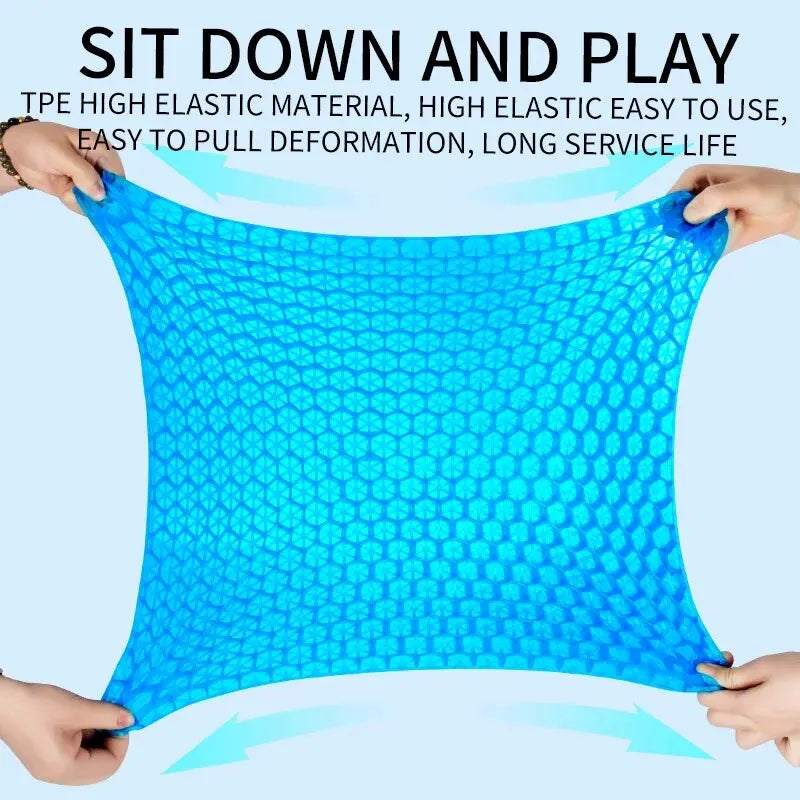 Gel Seat Cushion – Breathable Honeycomb Design For Pressure Relief At Desk