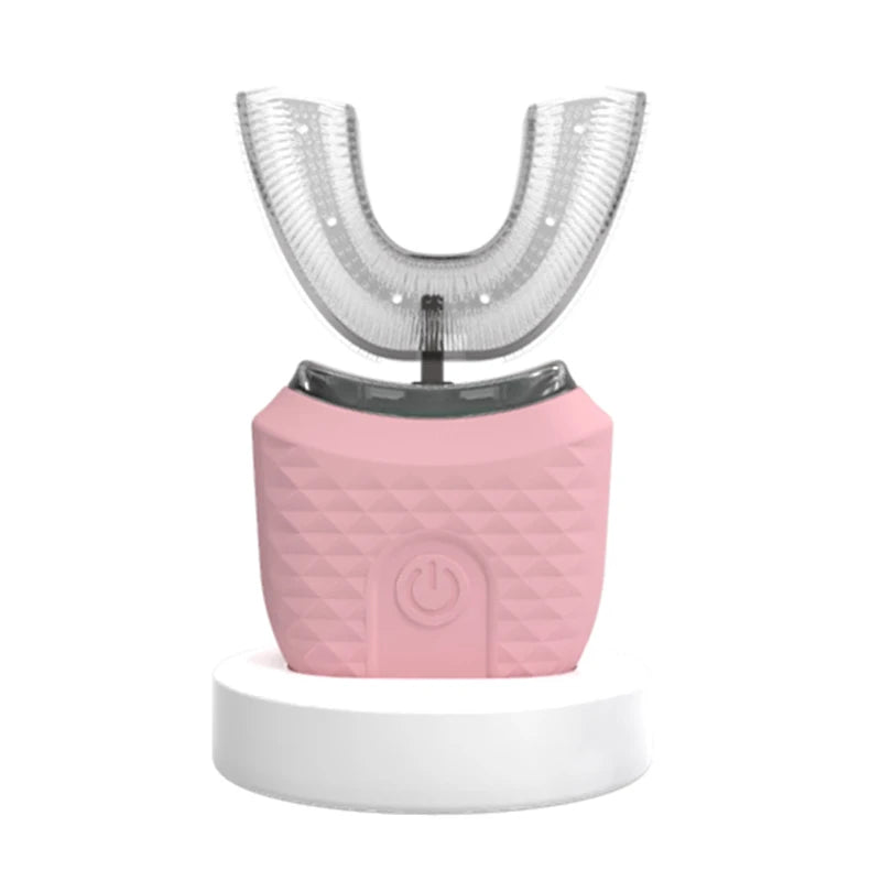 e U Shape Electric Toothbrush - 360 Degree Thorough Oral Cleaning Experience